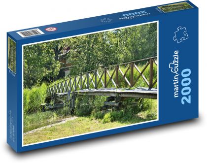 Most - príroda, cestovať - Puzzle 2000 dielikov, rozmer 90x60 cm 