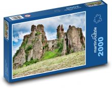 Pevnost - hrad, příroda Puzzle 2000 - 90x60 cm