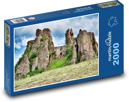 Pevnosť - hrad, príroda - Puzzle 2000 dielikov, rozmer 90x60 cm 