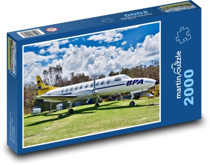 Passenger airplane - fly, transport - Puzzle 2000 pieces, size 90x60 cm 