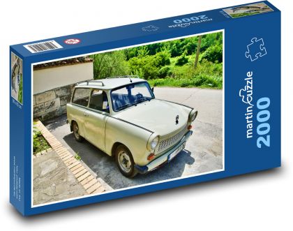 Trabant - historické vozidlo, auto - Puzzle 2000 dílků, rozměr 90x60 cm