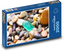 Kieselsteine - farbige Steine Puzzle 2000 Teile - 90 x 60 cm