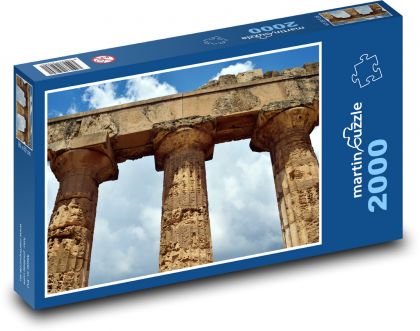 Kolumny - świątynia, ruiny - Puzzle 2000 elementów, rozmiar 90x60 cm