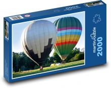 Horkovzdušný balón - jízda, výlet Puzzle 2000 dílků - 90 x 60 cm