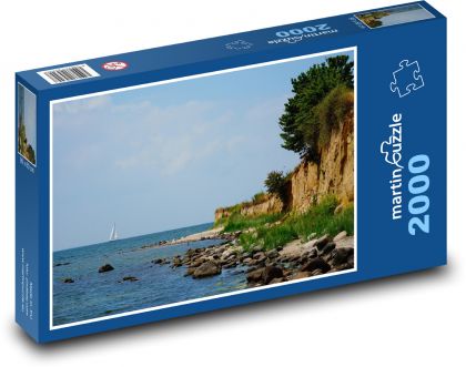 Boat, sailboat, sea - Puzzle 2000 pieces, size 90x60 cm 