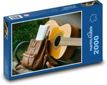 Gitara - spěvník, batoh Puzzle 2000 dielikov - 90 x 60 cm