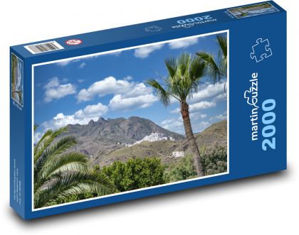 Hora - palmy, Španielsko - Puzzle 2000 dielikov, rozmer 90x60 cm 