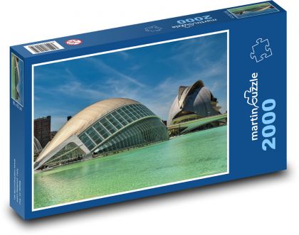 Valencia - Španielsko, kupola - Puzzle 2000 dielikov, rozmer 90x60 cm 