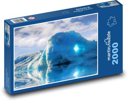 Ice - glacier, sea - Puzzle 2000 pieces, size 90x60 cm 