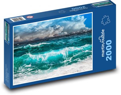 Raue See - Ozean, Wasser - Puzzle - 2000 Teile