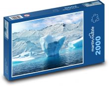 Glacier in the ocean - snow, sea Puzzle 2000 pieces - 90 x 60 cm
