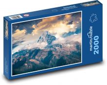 Skály - bouřky, mraky Puzzle 2000 dílků - 90 x 60 cm