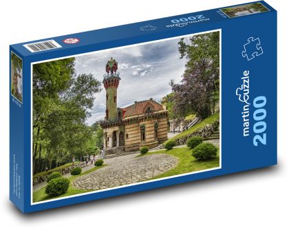 Gebäude - Garten, Architektur - Puzzle - 2000 Teile
