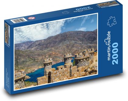 Bateria de Castillitos - Španielsko, hrad - Puzzle 2000 dielikov, rozmer 90x60 cm 
