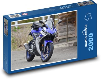 Motorka - Yamaha 125 - Puzzle 2000 dílků, rozměr 90x60 cm
