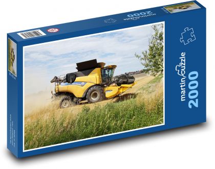 Harvester, harvest, agriculture - Puzzle 2000 pieces, size 90x60 cm 