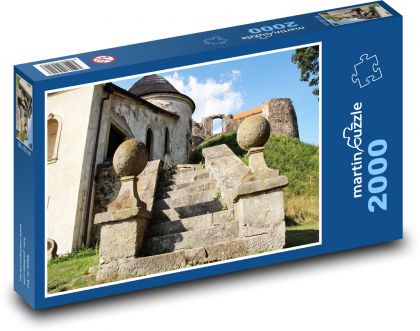 Kamenné schody - Puzzle 2000 dielikov, rozmer 90x60 cm 