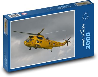 Záchranári - helikoptéra - Puzzle 2000 dielikov, rozmer 90x60 cm 