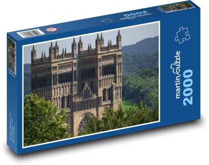 Anglicko - katedrála - Puzzle 2000 dielikov, rozmer 90x60 cm 