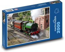 Anglicko - parný vlak Puzzle 2000 dielikov - 90 x 60 cm