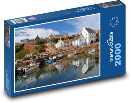 Scotland - port, coast, city - Puzzle 2000 pieces, size 90x60 cm 