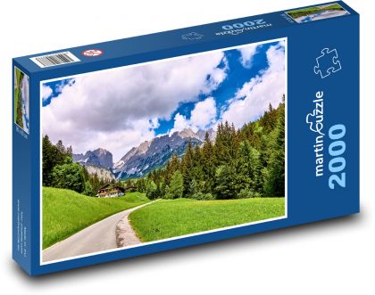 Alps, meadows, nature - Puzzle 2000 pieces, size 90x60 cm 
