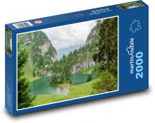 Horské jezero - Alpy Puzzle 2000 dílků - 90 x 60 cm