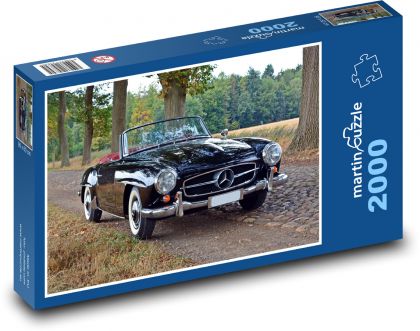 Auto - Oldtimer, Mercedes 300 Sl - Puzzle - 2000 Teile
