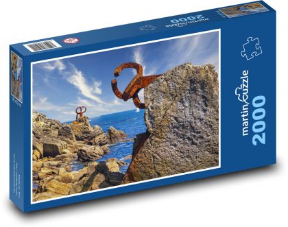 Rocks - architecture, sculpture - Puzzle 2000 pieces, size 90x60 cm 