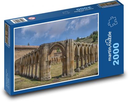 Starożytna budowla - architektura, historia - Puzzle 2000 elementów, rozmiar 90x60 cm