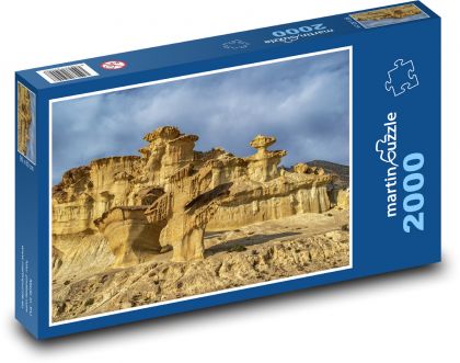 Krajina - erózia, geológia - Puzzle 2000 dielikov, rozmer 90x60 cm 