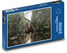Bear - river, nature Puzzle 2000 pieces - 90 x 60 cm