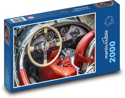 Luxusné auto - volant, vozidlo - Puzzle 2000 dielikov, rozmer 90x60 cm 