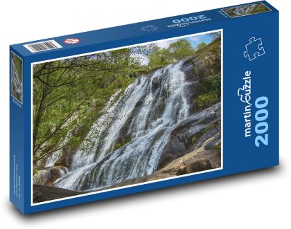 Vodopád - Španielsko, príroda - Puzzle 2000 dielikov, rozmer 90x60 cm 