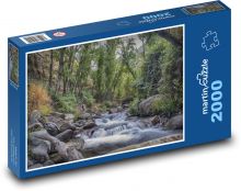 Wodospady - natura, rzeka Puzzle 2000 elementów - 90x60 cm
