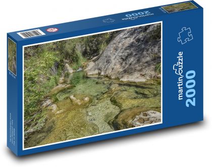 Rzeka - przyroda, krajobraz - Puzzle 2000 elementów, rozmiar 90x60 cm