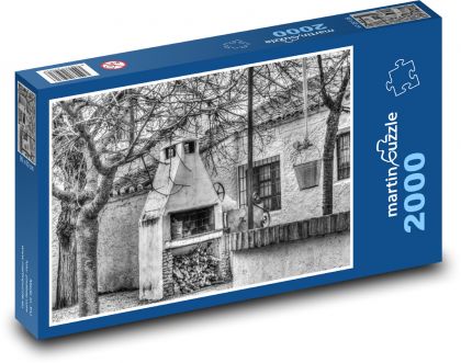 Kamin - Zuhause, Architektur - Puzzle - 2000 Teile