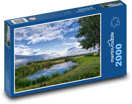Príroda, krajina, voda - Puzzle 2000 dielikov, rozmer 90x60 cm 