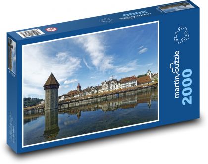 Switzerland - Lucerne - Puzzle 2000 pieces, size 90x60 cm 