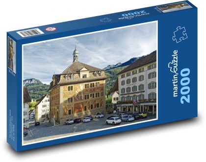 Switzerland - Old Town Hall - Puzzle 2000 pieces, size 90x60 cm 