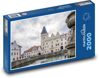 Tábor - Brunnen, Tschechische Republik - Puzzle - 2000 Teile