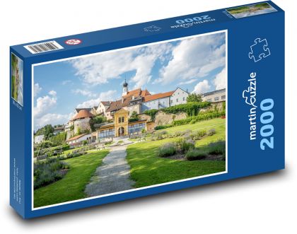 Scharding - Rakousko, park - Puzzle 2000 dílků, rozměr 90x60 cm