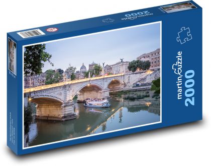 Tibetský most - Řím, Itálie - puzzle 2000 dílků