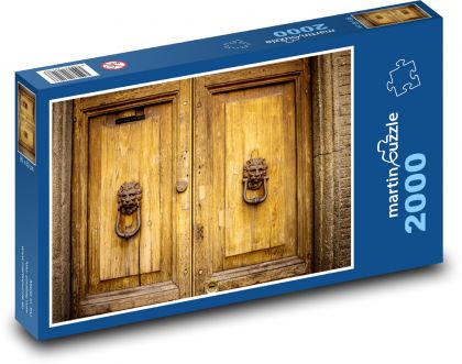 Doors - entrance, gate - Puzzle 2000 pieces, size 90x60 cm 
