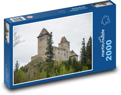 Castle Kašperk - medieval fortress, chateau - Puzzle 2000 pieces, size 90x60 cm 