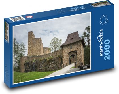 Velhartice - fortress, medieval castle - Puzzle 2000 pieces, size 90x60 cm 
