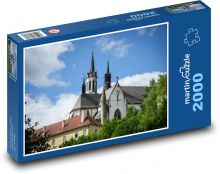 Vyšší Brod - kláštor, Čechy Puzzle 2000 dielikov - 90 x 60 cm