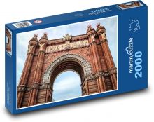 Barcelona - stavba, Španielsko Puzzle 2000 dielikov - 90 x 60 cm