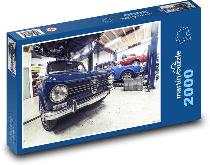 Autoservis, dílna - puzzle 2000 dílků
