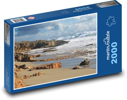 Sandy beach - sea, coast - Puzzle 2000 pieces, size 90x60 cm 